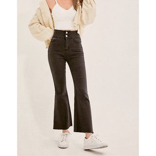 Quần jeans ống loe tôn dáng vóc dáng vừa nữ Air Space 2030123006