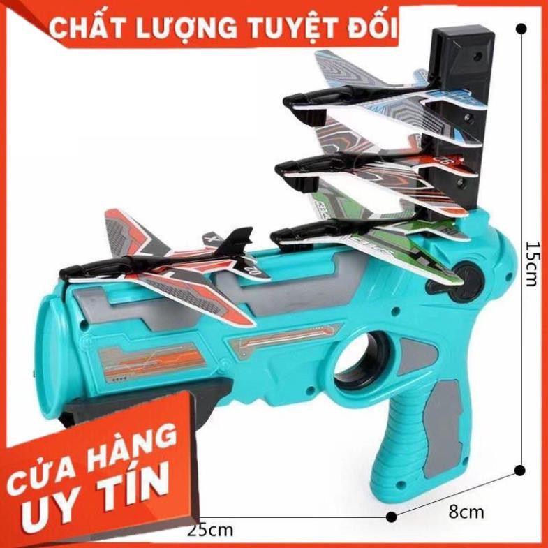 [Loại 1 - mẫu mới] Súng bắn máy bay đồ chơi, máy bay đồ chơi cho bé