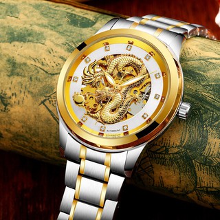 ☆ Đồng hồ cơ lộ máy chống thấm nước hình con rồng