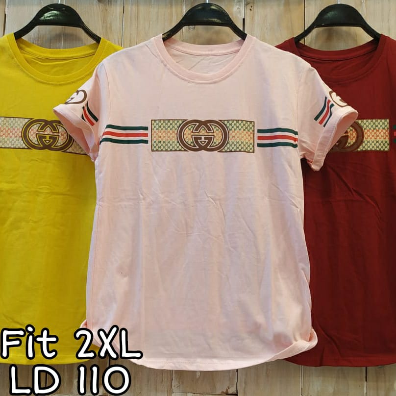 Áo Thun Tay Ngắn Cỡ Lớn 2XL LD 110 cm Thời Trang Cho Nữ 3XL