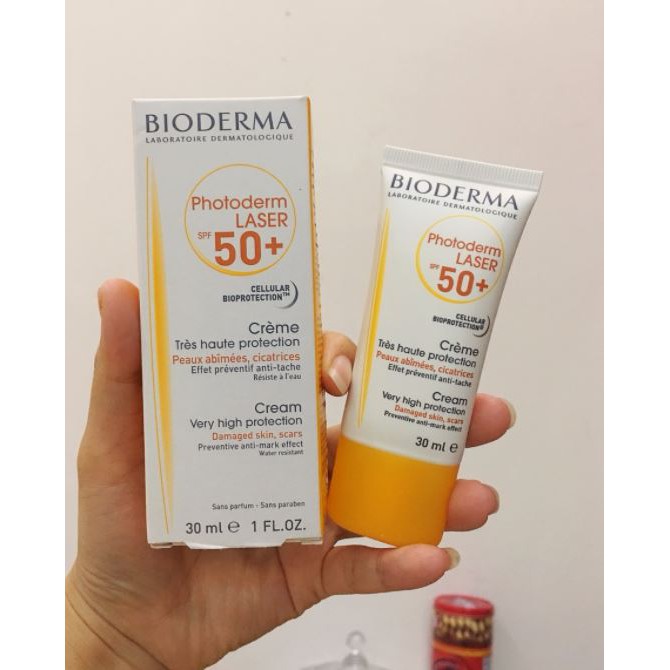 Kem Chống Nắng Bảo Vệ Da Laser Bioderma Photoderm Laser Cream SPF 50+30ml