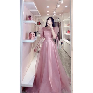 Váy maxi dáng dài xoè nữ xinh xắn.