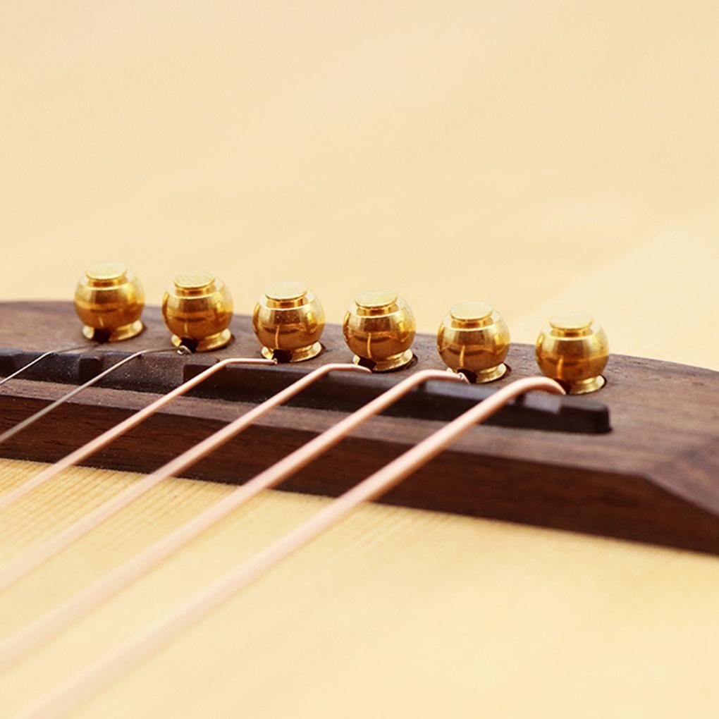 Bộ 6 Chốt Dây Đàn Guitar Bằng Đồng ff86