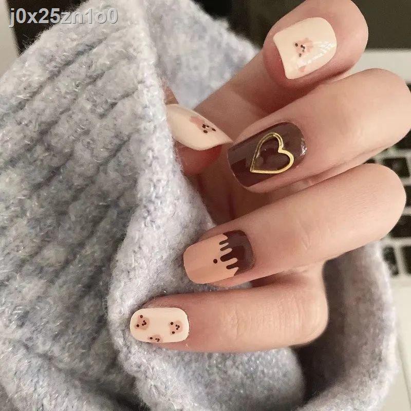 nước giặt arieldầu lavender♨Miếng dán móng tay giả Nail Patch đã hoàn thành Mang nghệ thuật làm có thể tháo rời