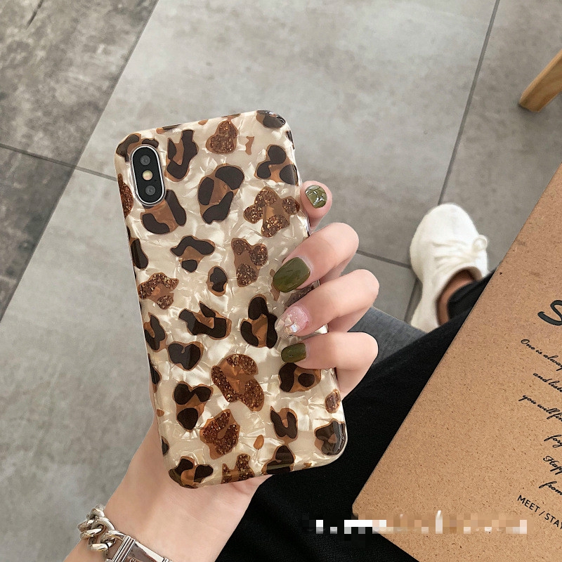Ốp điện thoại silicon họa tiết da báo sành điệu cho Iphone 7 / 8plus / X / Xs Max / Xr | BigBuy360 - bigbuy360.vn