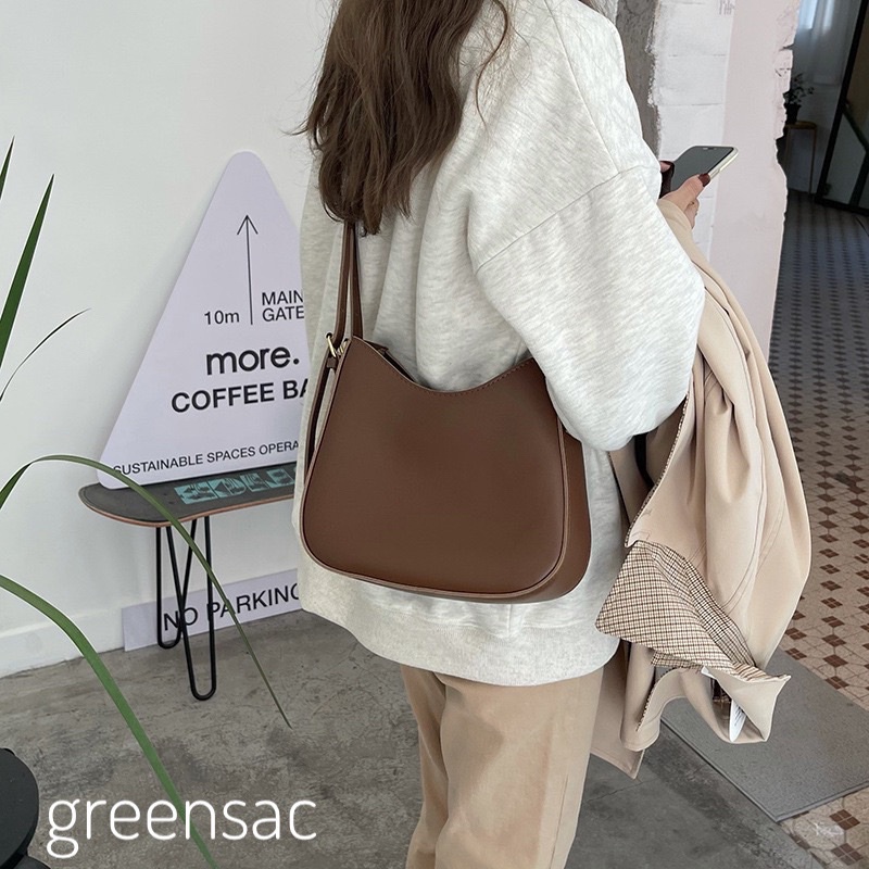 Túi Đeo Chéo Nữ Da Pu Màu Đen, Nâu Thời Trang Hàn Quốc Mới - Mã T066