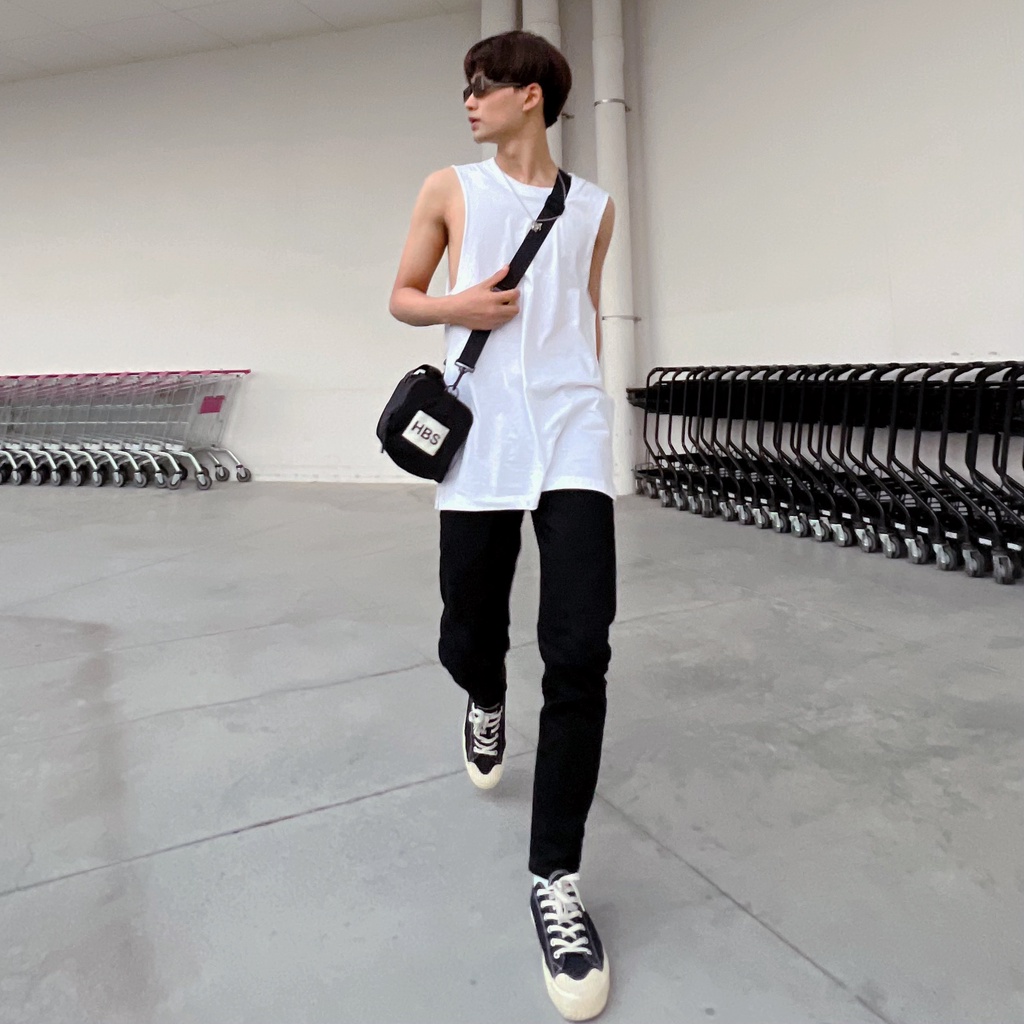 Áo Ba lỗ Cotton Tanktop Layer sát nách Nam nữ Hàng thiết kế