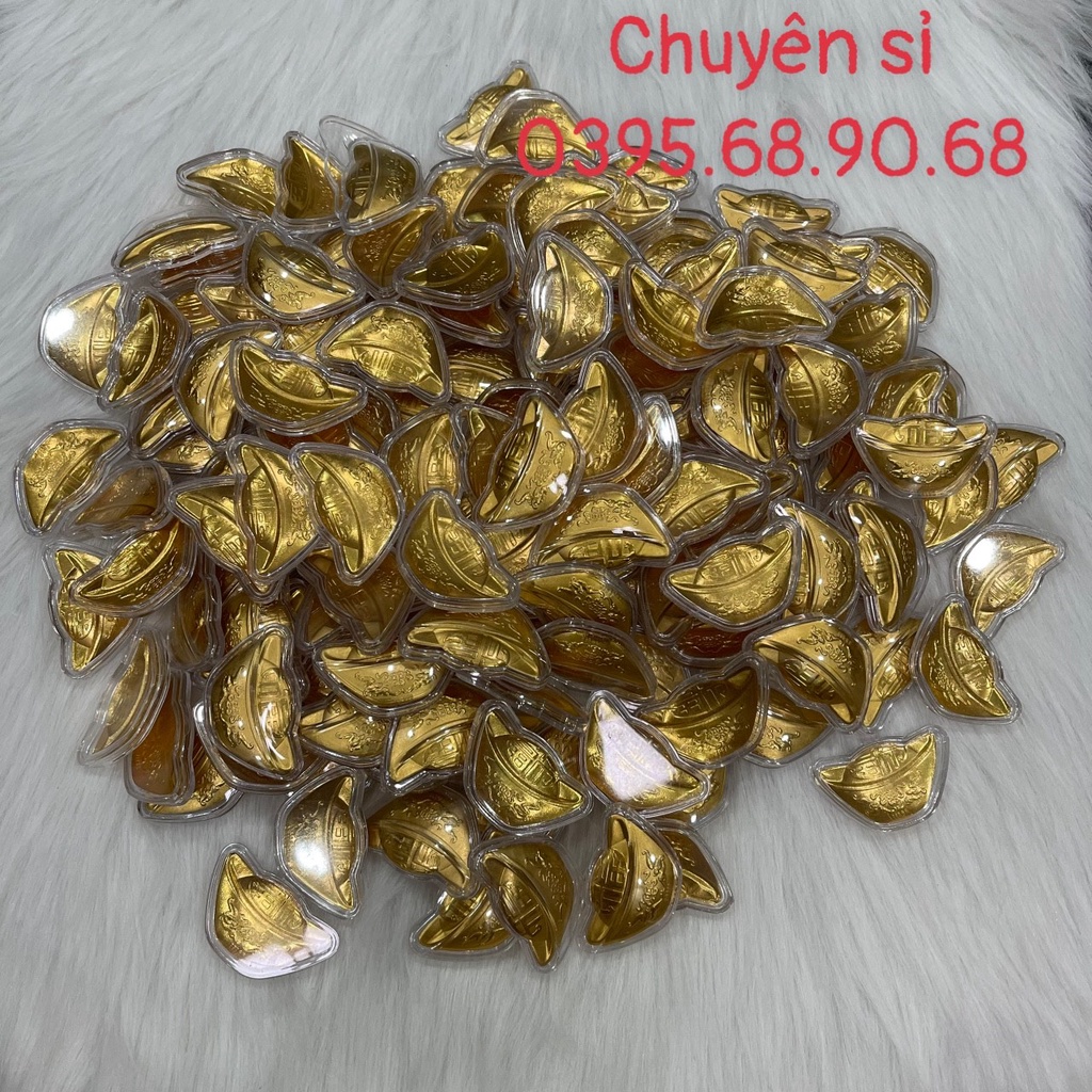 Sỉ Combo 100 Thỏi Vàng Kèm Túi Gấm Lộc, Phúc Rẻ Nhất