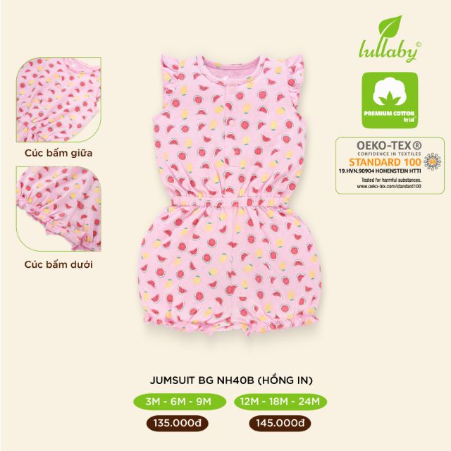 [Xả hàng hè] Jumpsuit romper body Lullaby chất premium cotton cực đẹp