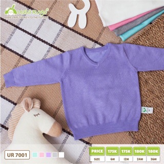 Áo len cổ tim 100% lông cừu Uala&Rogo