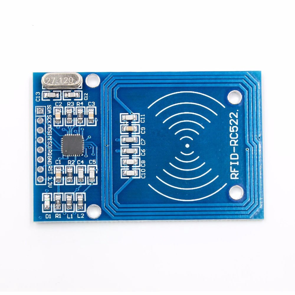 Mô-đun đọc thẻ RFID không dây S50 Fudan SPI MFRC-522 RC-522 RC522 13.56Mhz cho Arduino