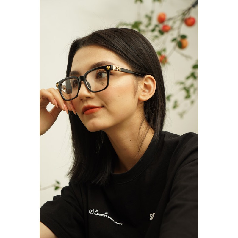 Gọng kính mắt thời trang nam nữ ANNA dáng vuông chất liệu nhựa cốt kim loại 380HQ010 | BigBuy360 - bigbuy360.vn