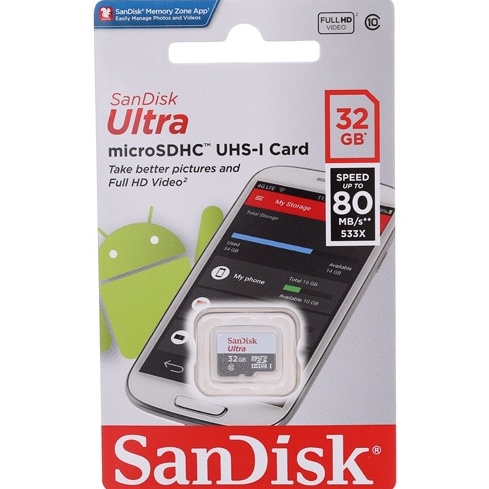 Thẻ nhớ MicroSD 32 GB Class 10