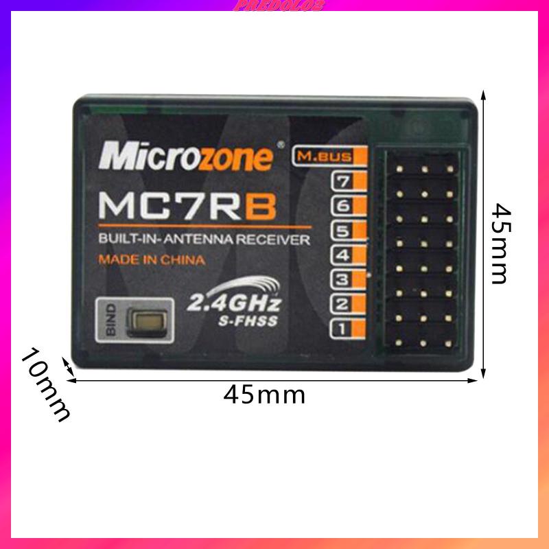 Bộ Nhận Tín Hiệu 7 Kênh MC7RB Predolo2 Cho Hệ Thống Microzone 2.4Ghz S-FHSS