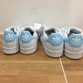 Giày thể thao sneaker stan smith gót xanh da trời