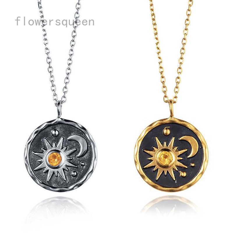 flowersqueen Thời Trang Vòng cổ Mặt Trăng / Mặt Trời / Mặt Trời