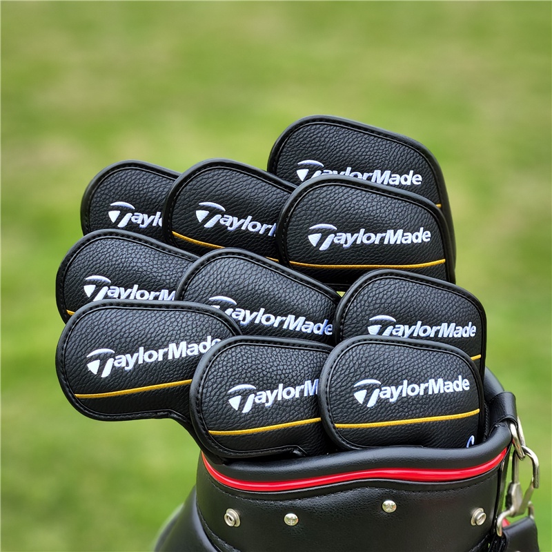 Set 10 Vỏ Bọc Đầu Gậy Đánh Golf Nam Châm Bằng Da PU Taylormade