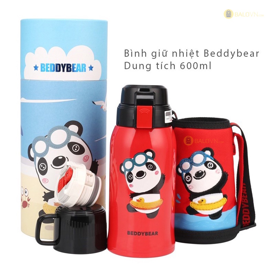 Bình Giữ Nhiệt Cho Bé Trai hoặc Gái Phù Hợp Bé từ 2 tuổi / Thích hợp làm quà (Chính hãng 100% BEDDYBEAR)