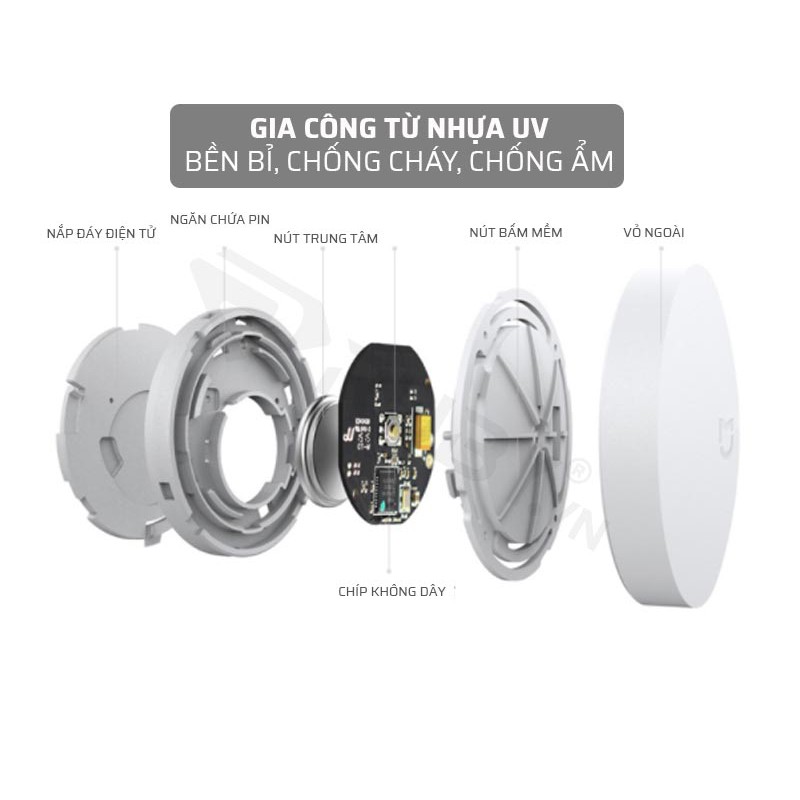 Công tắc cảm ứng không dây Xiaomi Mijia Wireless Switch, nhà tiện ích