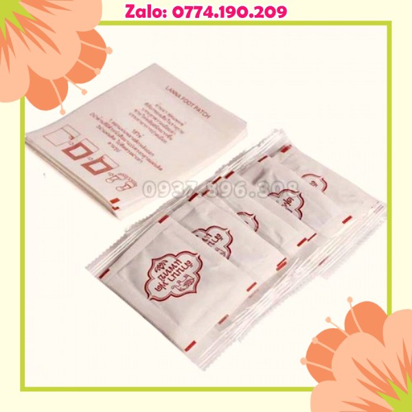 10 Miếng Dán Chân Thải Độc Lanna Foot Patch Thailand | BigBuy360 - bigbuy360.vn