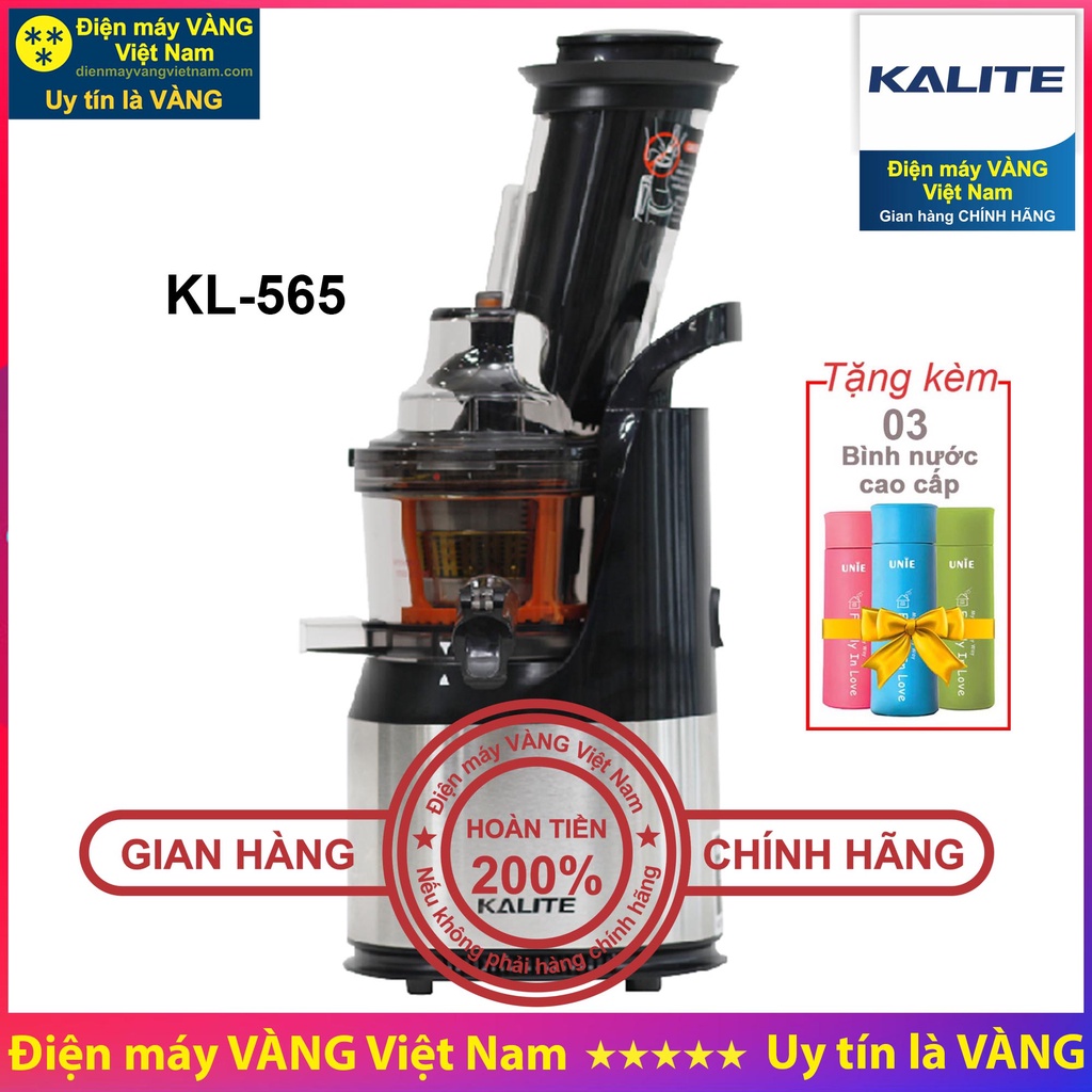 [Mã ELHA22 giảm 6% đơn 300K] Máy ép trái cây tốc độ chậm Kalite KL530 KL550 KL565 - Hàng chính hãng