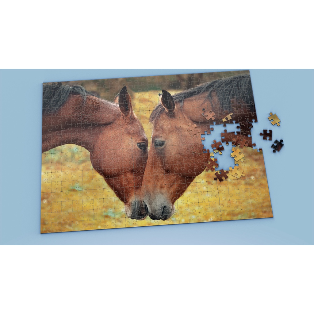 Tranh ghép hình HORSE - Mẫu 7 - Nhận in theo yêu cầu