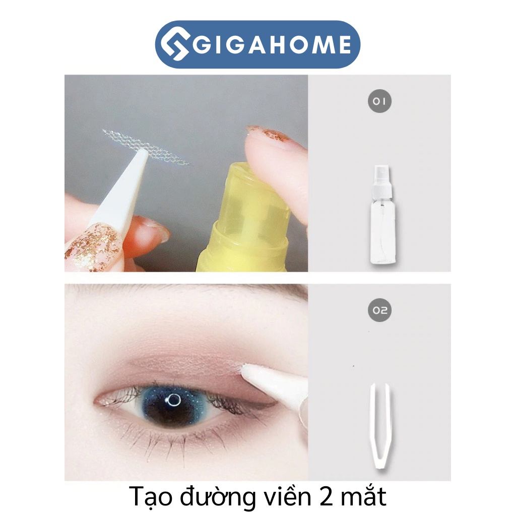 Hộp Miếng Dán Kích Mí Vân Lưới GIGAHOME Mỏng, Siêu Tàng Hình 7682