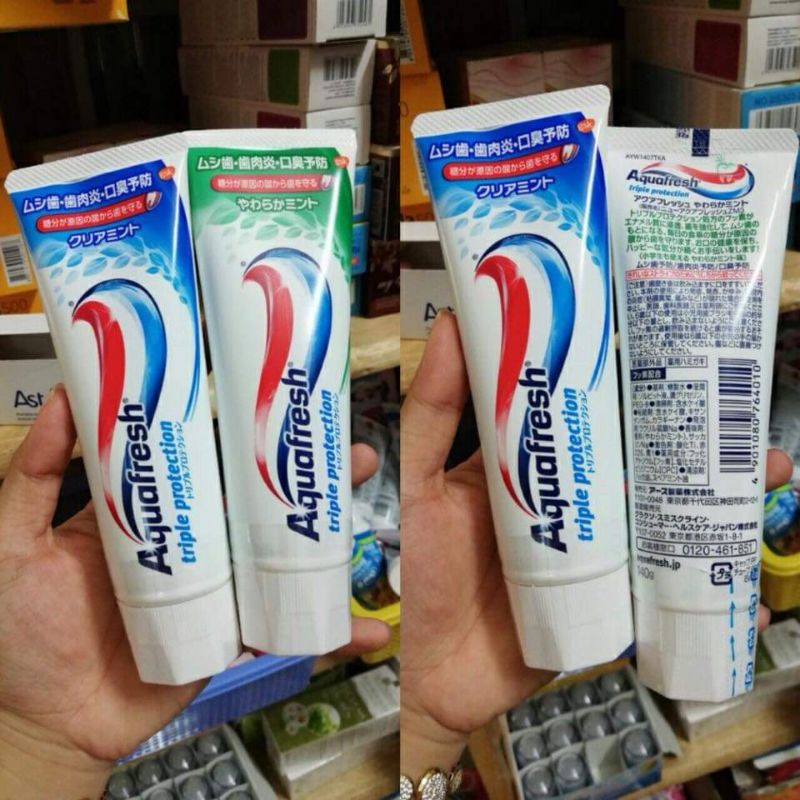 Kem đánh răng Aquafresh Nhật Bản 140g, Moon Store 9999