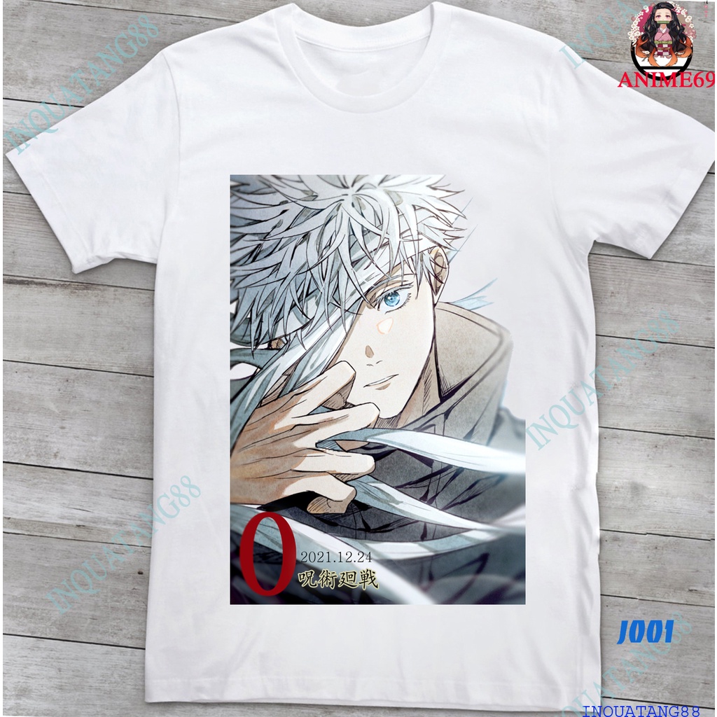 áo thun nam nữ in hình - Jujutsu Kaisen 0 - Chú Thuật Hồi Chiến nhiễu mẫu