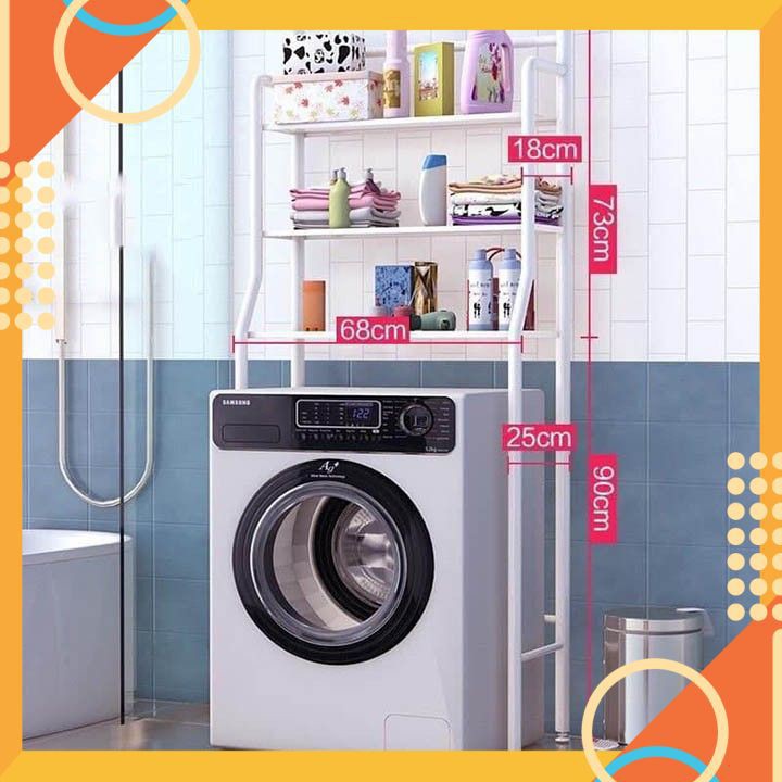 [BAO GIÁ SHOPEE] KỆ BỒN CẦU, KỆ MÁY GIẶT INOX 304 ĐA NĂNG KHÔNG KHOAN VÁ KHÔNG ĐỤC TƯỜNG