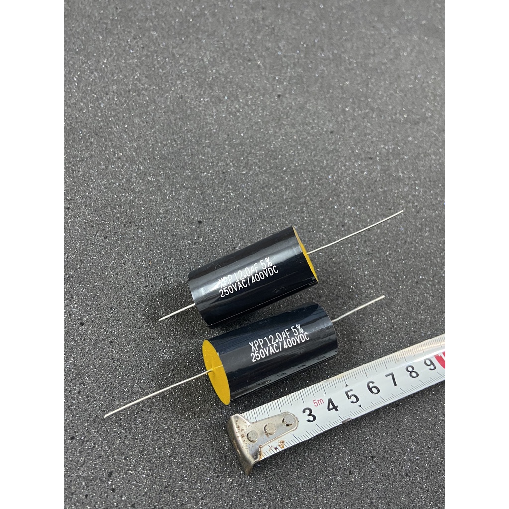 Tụ lọc phân tần cản loa treble 12uf 400v hàng cao cấp