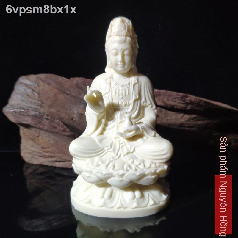 ☬◄▥Vượt biển Quan Âm Bồ Tát đồ trang trí và hàng thủ công hiên nhà thờ tượng Phật Bà