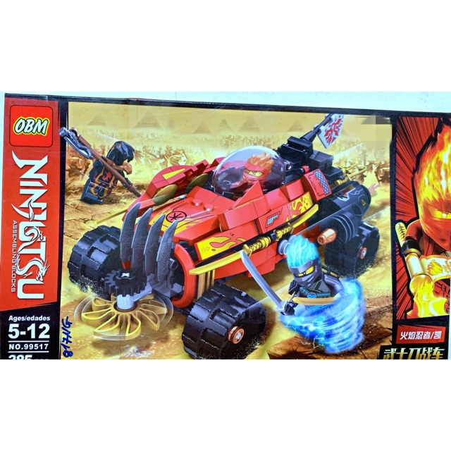 Đồ Chơi Lắp Ráp Ninjago Xe Lửa Kai Chiến Đấu Và Ninja Băng 99517-385 mảnh