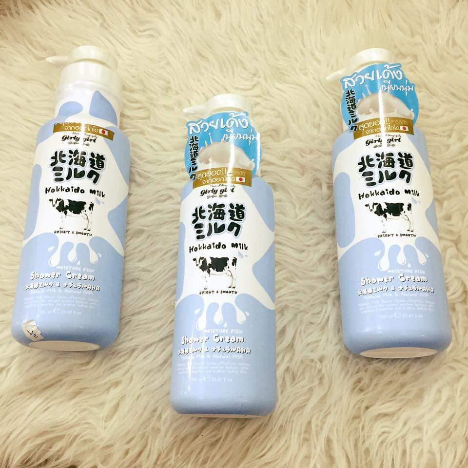 Sữa tắm trắng da con bò Hokkaido thái lan