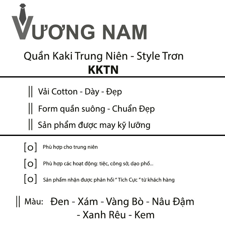 [Mã FASHIONHOTA hoàn ngay 15k xu đơn từ 99k] Quần Kaki Nam Trung Niên Size 35, 36 ( Cho 75-90Kg ) KKTNBIG | BigBuy360 - bigbuy360.vn