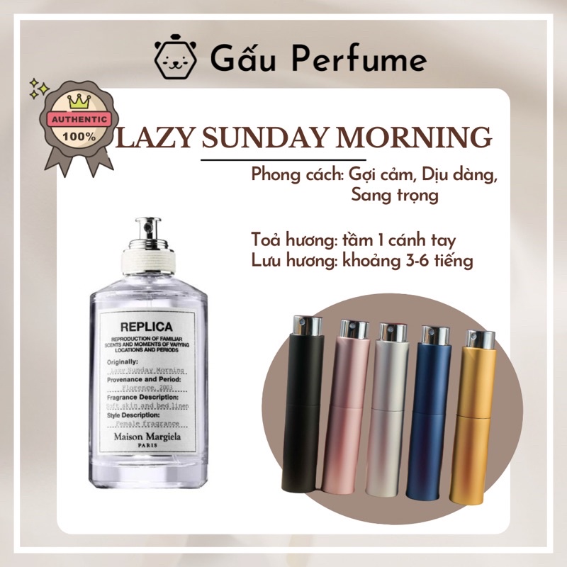Mẫu thử nước hoa chính hãng Lazy Sunday Morning 10ML