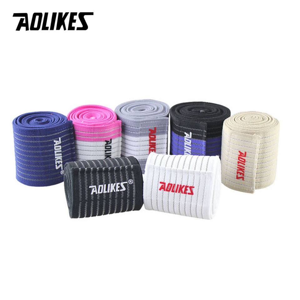 Băng quấn cổ tay tâp gym AOLIKES A-1535 co dãn thoáng khí bảo vệ khớp cổ tay sport bandage