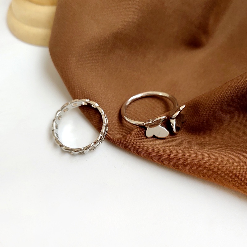 Bộ nhẫn đeo tay họa tiết bướm thời trang sành điệu cho nữ