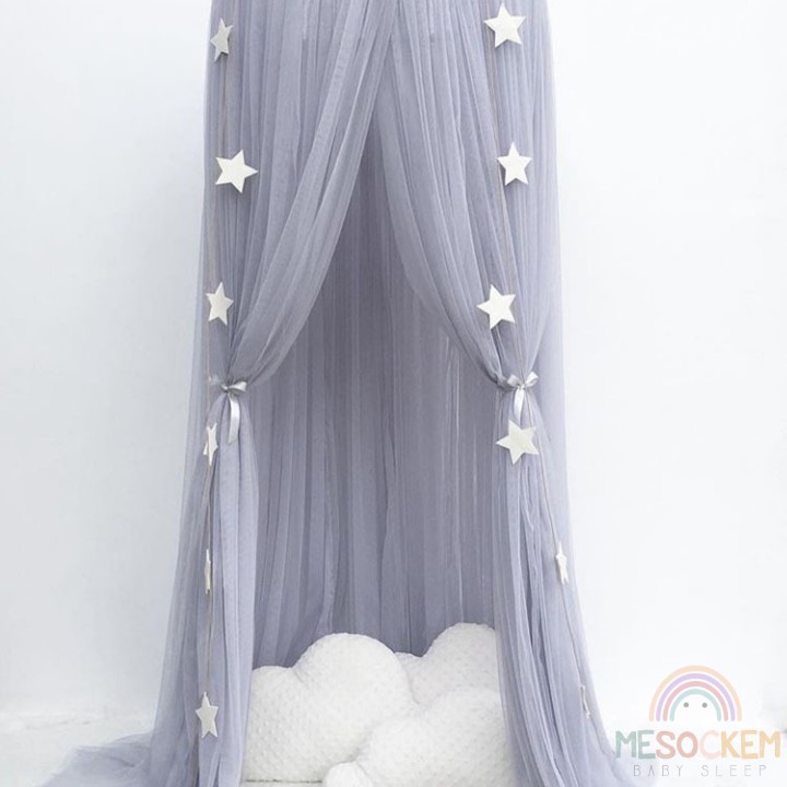 Màn vương miện cho bé (dành cho giường cũi)