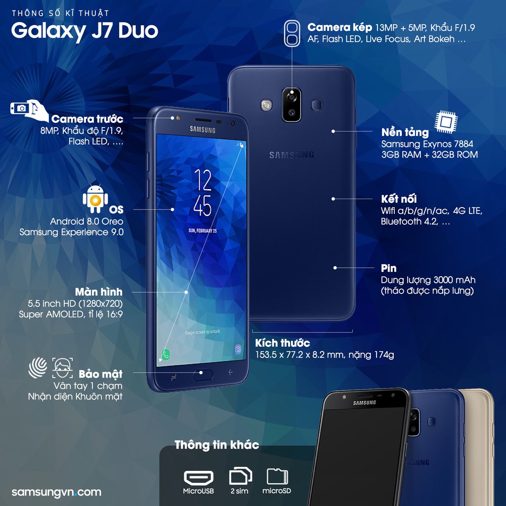 Điện Thoại SamSung J7 Duo (2018) - Hãng Phân Phối Chính Thức | WebRaoVat - webraovat.net.vn