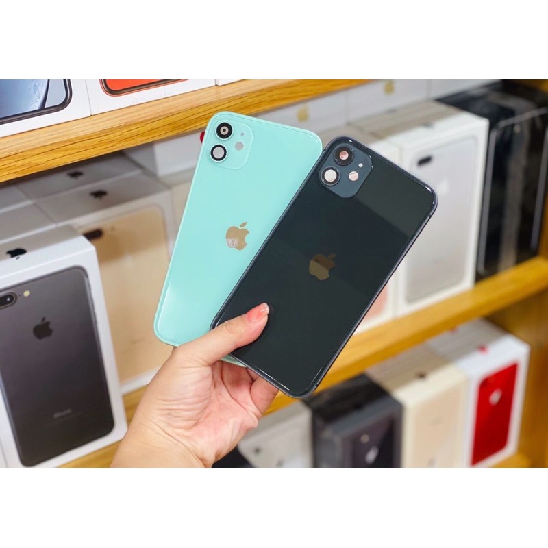 VỎ IPHONE 11 ĐỘ iPHONE 12 Viền Vuông