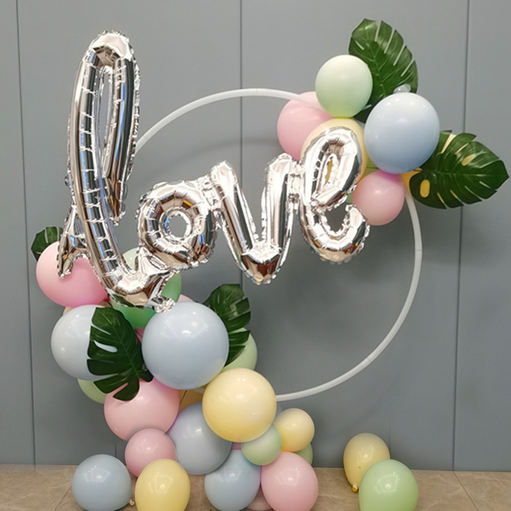 Khung Vòng Nhựa 60 / 80 / 100cm Gắn Bong Bóng Trang Trí Tiệc Sinh Nhật / Tiệc Cưới / Giáng Sinh DIY