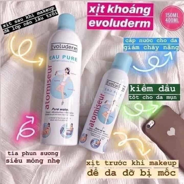 XỊT KHOÁNG EVOLUDERM #PHÁP | BigBuy360 - bigbuy360.vn