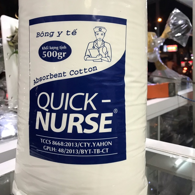 Bông gòn Quick Nurse 500g