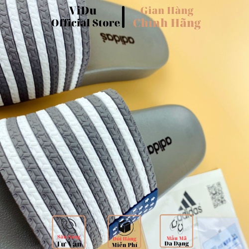 [FREE SHIP] Dép nam quai ngang unisex Adidas ViDu 1825 chống nước, dáng đẹp, thể thao năng động