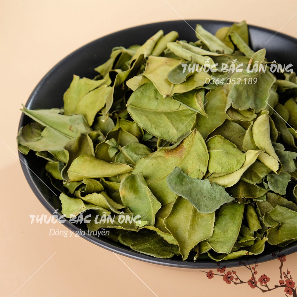 Lá chanh sấy khô 500g (Làm khô gà, gia vị món ăn, nấu nước xông giải cảm)