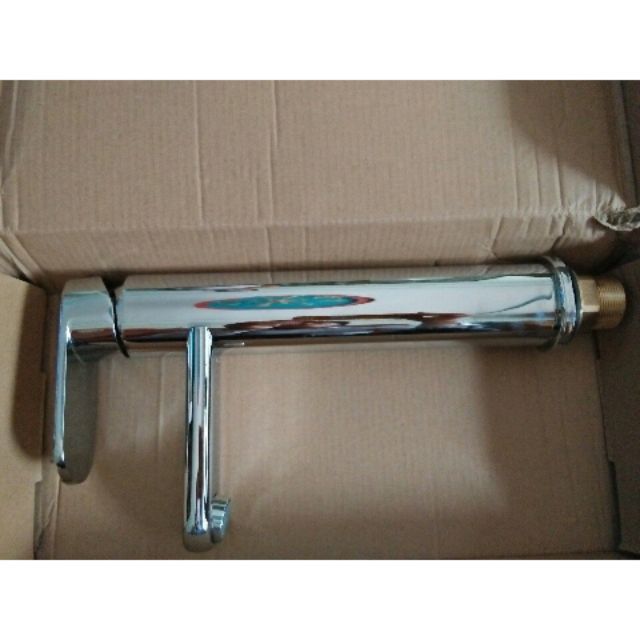 Vòi lavabo đồng mạ crom Jocmi cao 30cm