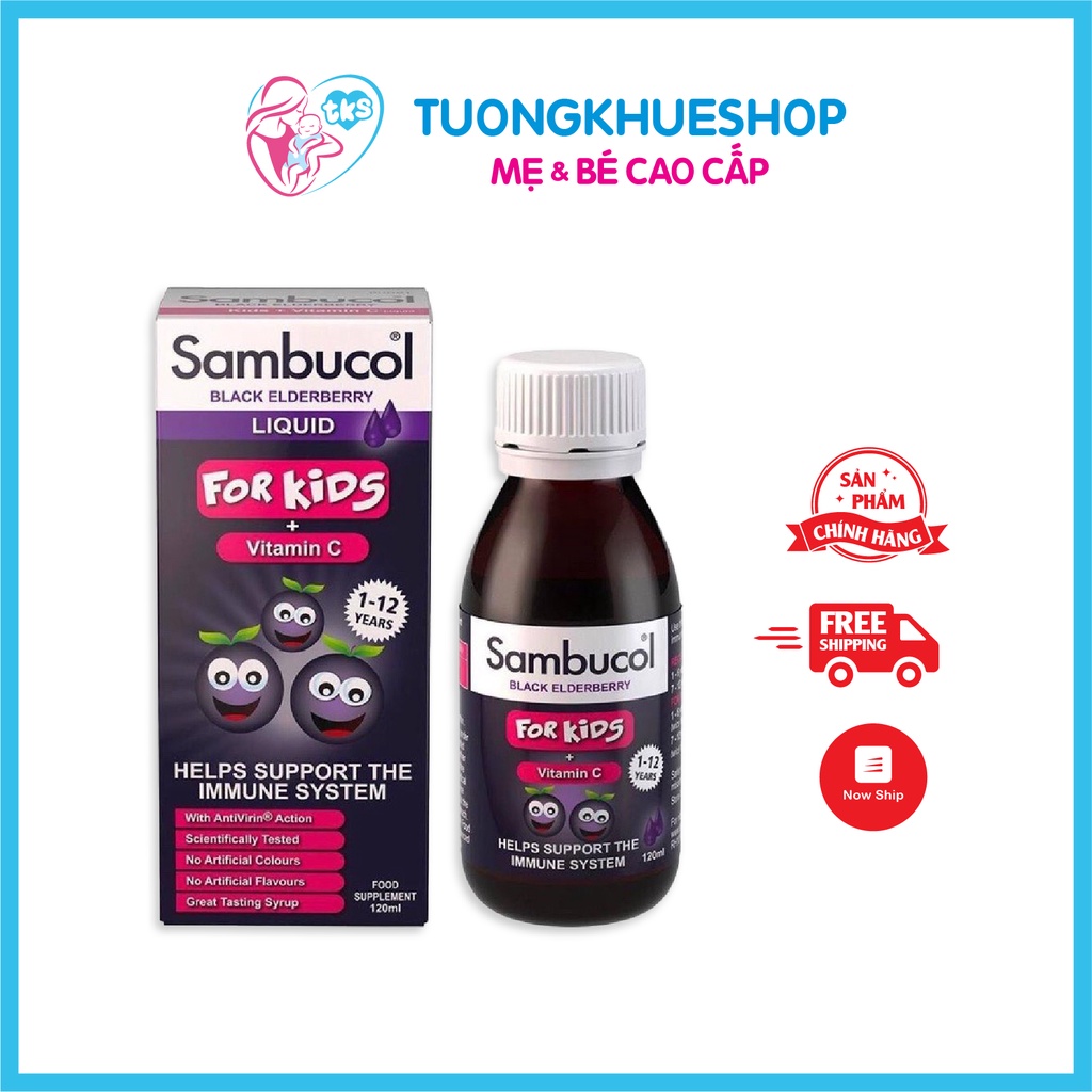 Sambucol tăng đề kháng cho bé