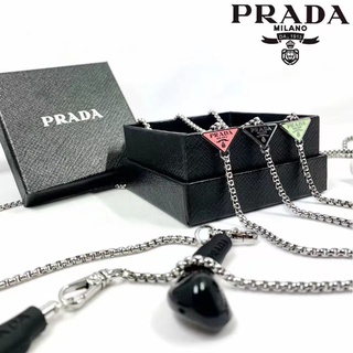 Tai Nghe bluetooth 2021 prada Hình Tam Giác Thời Trang Chống Thất Lạc Có Dây Đeo Cổ Chống Thất Lạc