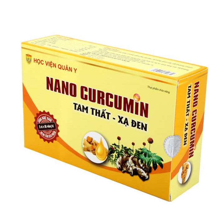 Chính Hãng Nano Curcumin Tam Thất Xạ Đen - Học viện Quân Y